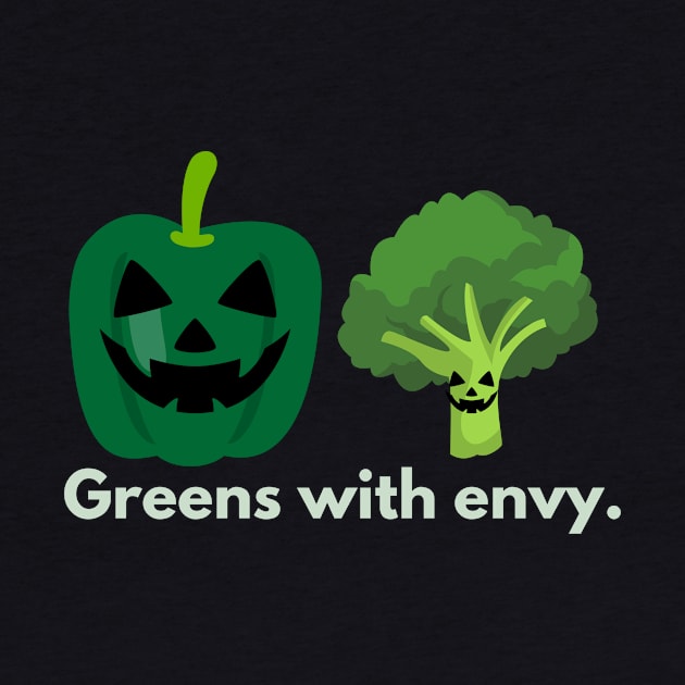 Greens with envy | Funny Halloween design by Fayn